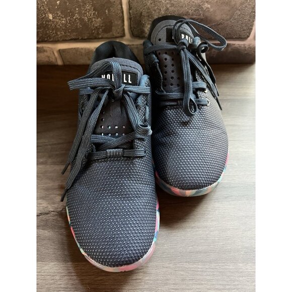 Nobull Outwork Shoes Gym Workout Gum Bottom Lace Up Navy Blue Mens 7.5 Womens 9 - Picture 12 of 14